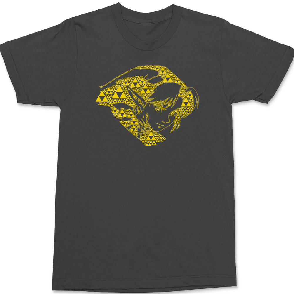 Link Fractal Mosaic T-Shirt CHARCOAL