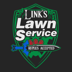 Links Lawn Service T-Shirt BLACK