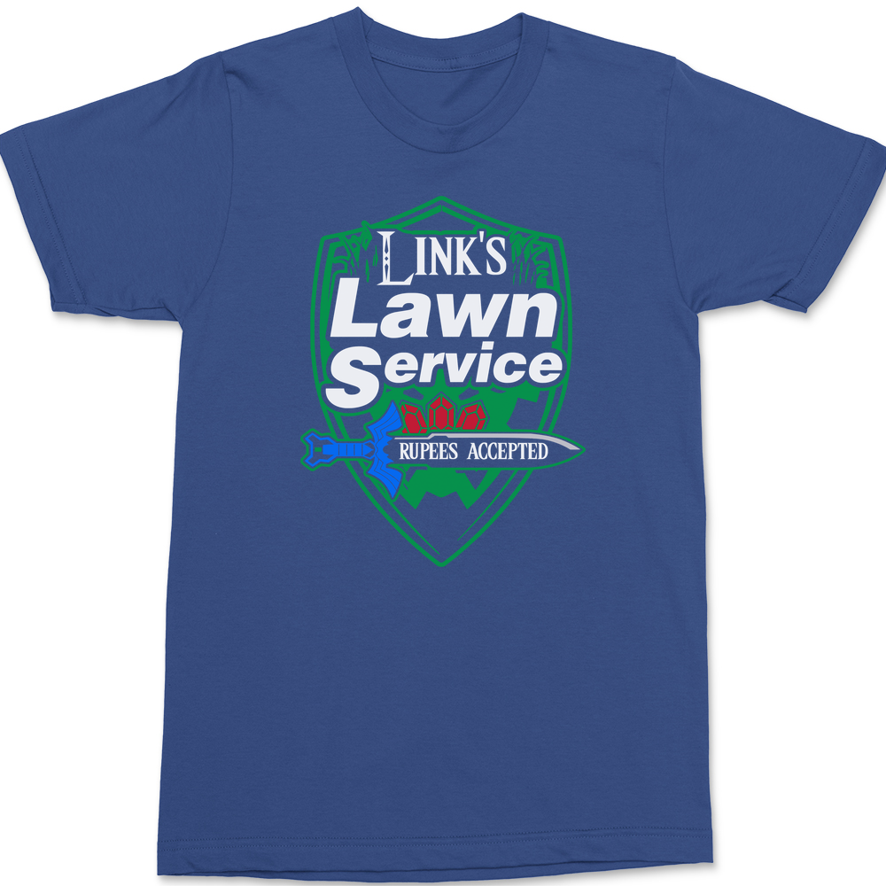 Links Lawn Service T-Shirt BLUE