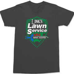 Links Lawn Service T-Shirt CHARCOAL