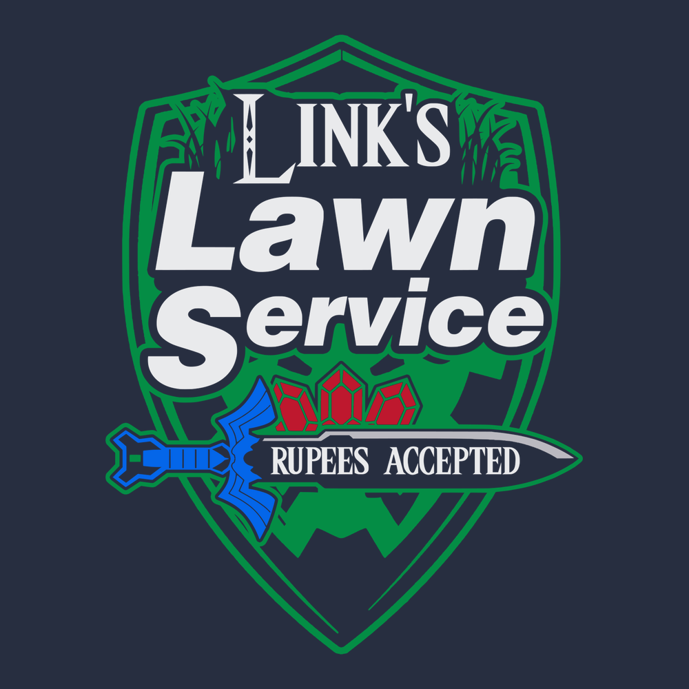 Links Lawn Service T-Shirt NAVY