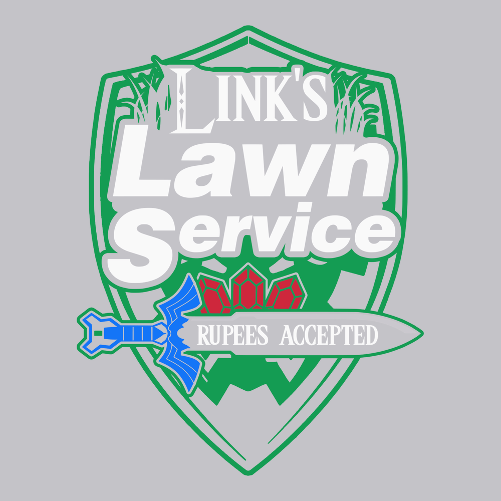 Links Lawn Service T-Shirt SILVER