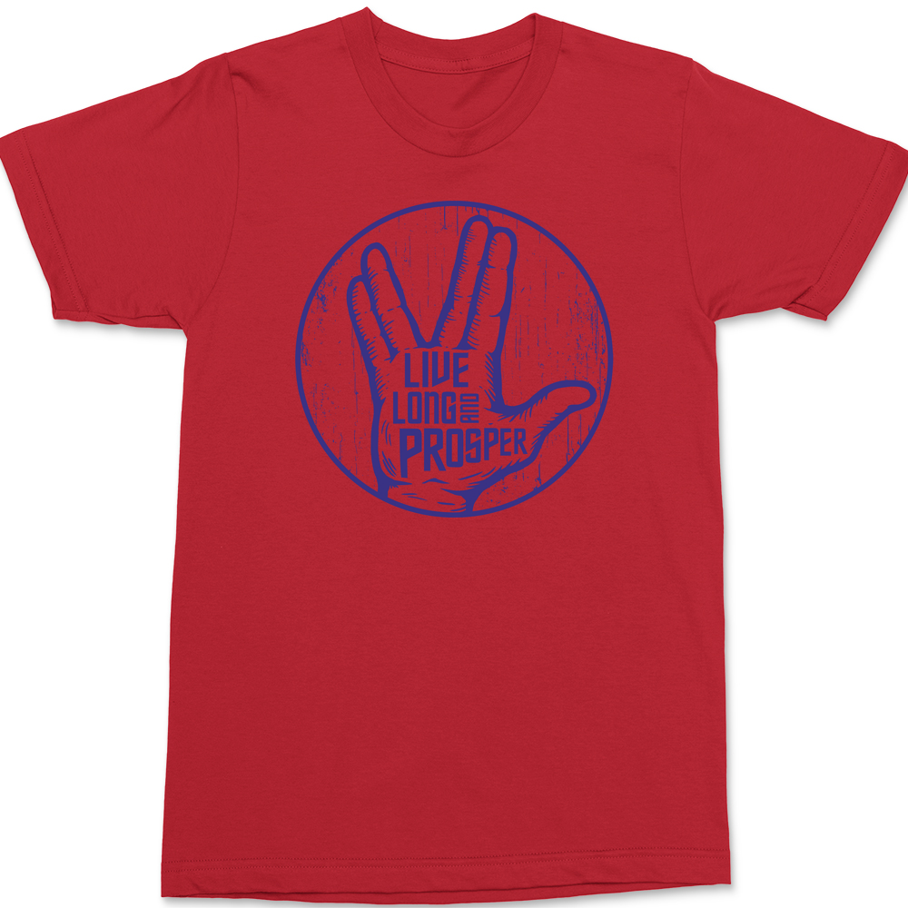 Live Long And Prosper T-Shirt RED