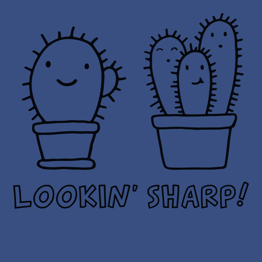 Lookin Sharp T-Shirt BLUE