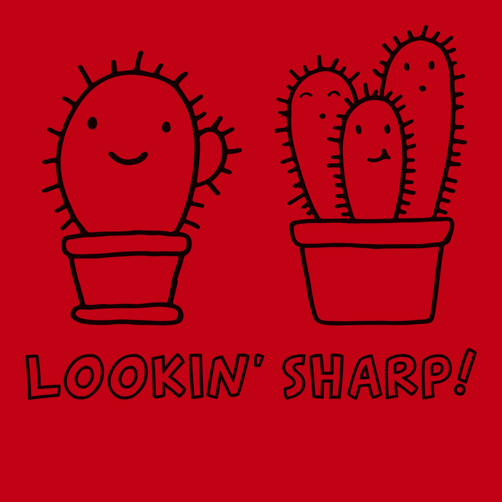 Lookin Sharp T-Shirt RED