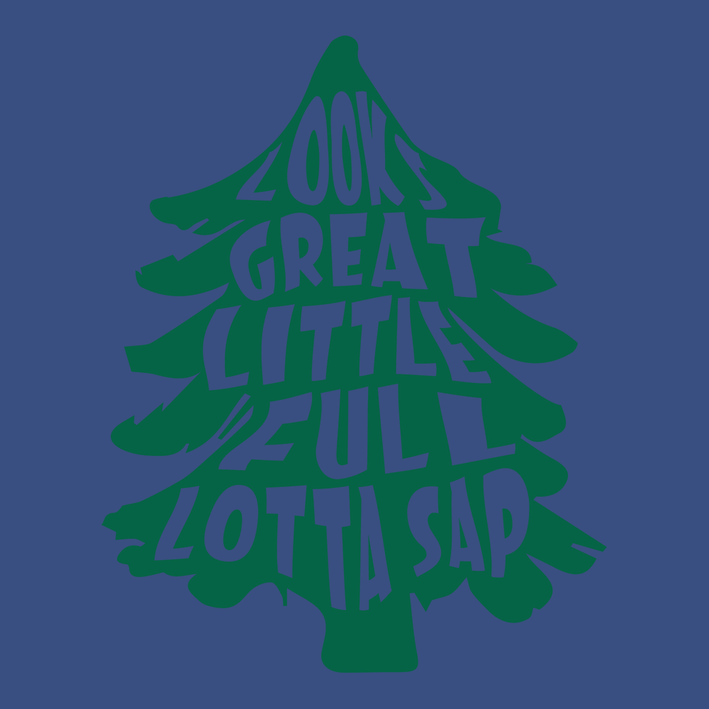 Looks Great Little Full Lotta Sap T-Shirt BLUE