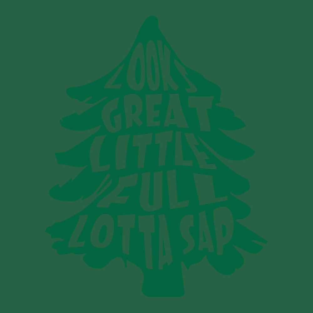 Looks Great Little Full Lotta Sap T-Shirt GREEN
