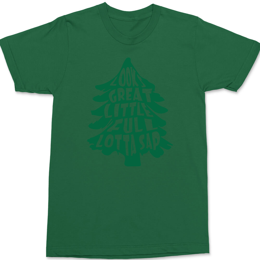 Looks Great Little Full Lotta Sap T-Shirt GREEN
