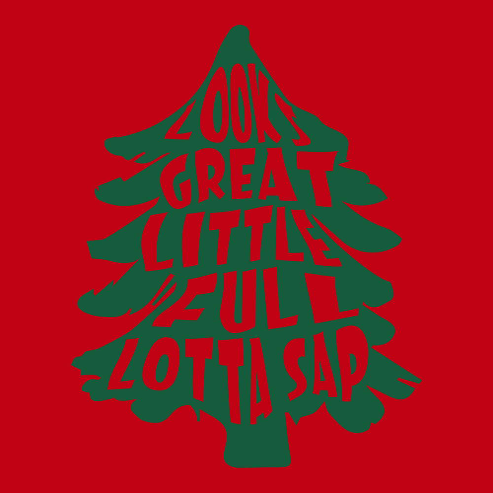 Looks Great Little Full Lotta Sap T-Shirt RED