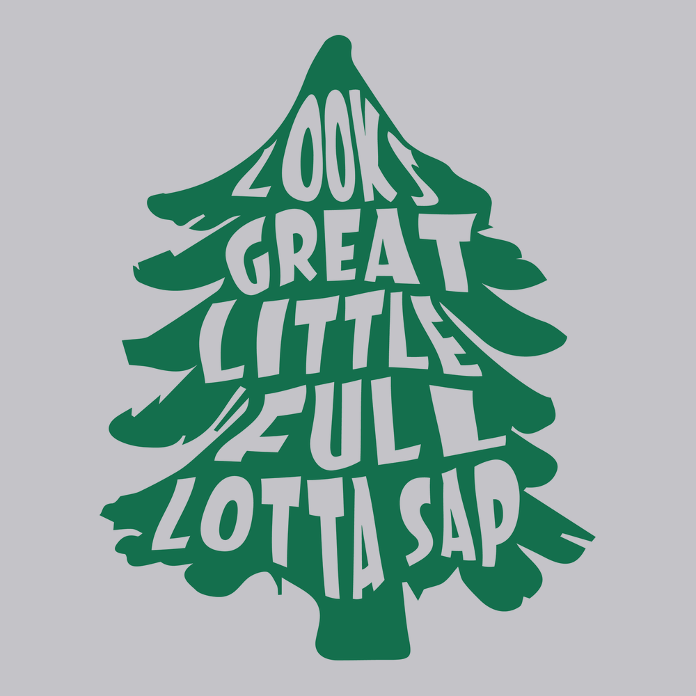 Looks Great Little Full Lotta Sap T-Shirt SILVER