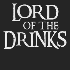 Lord Of The Drinks T-Shirt BLACK