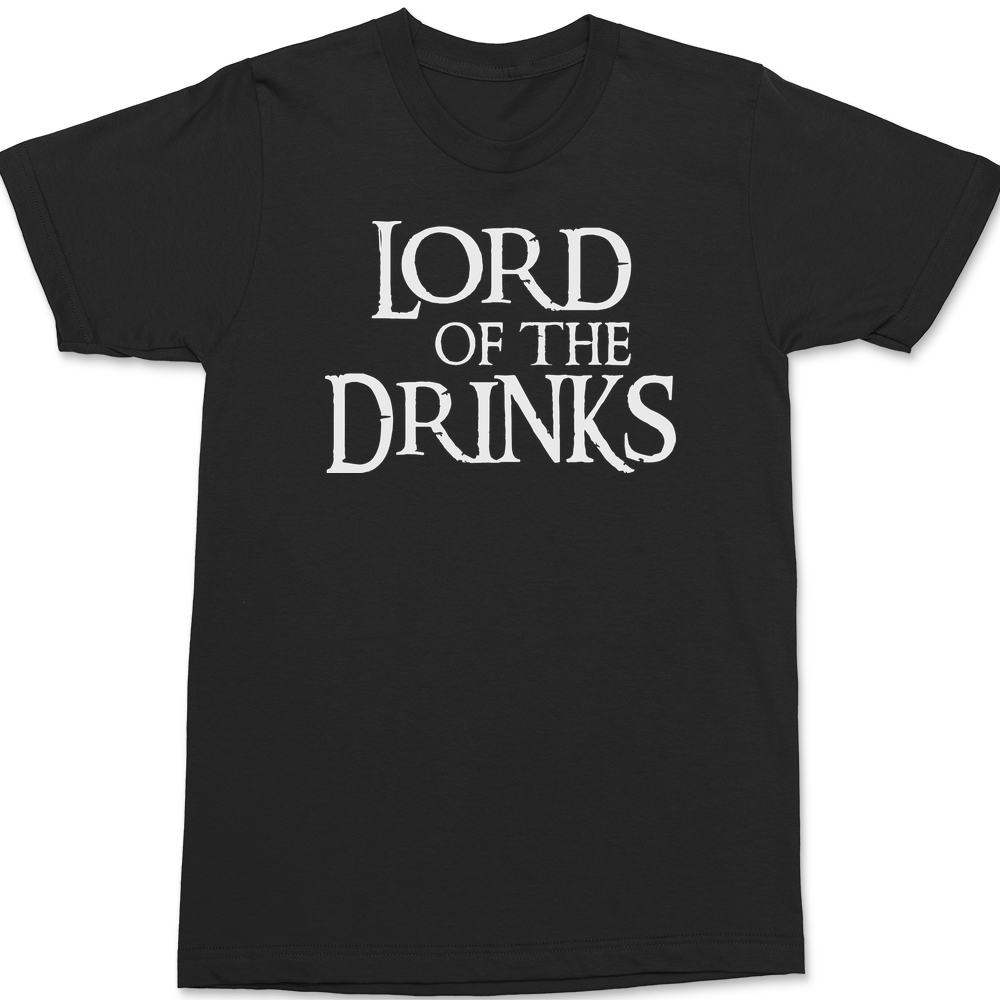 Lord Of The Drinks T-Shirt BLACK