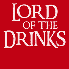 Lord Of The Drinks T-Shirt RED