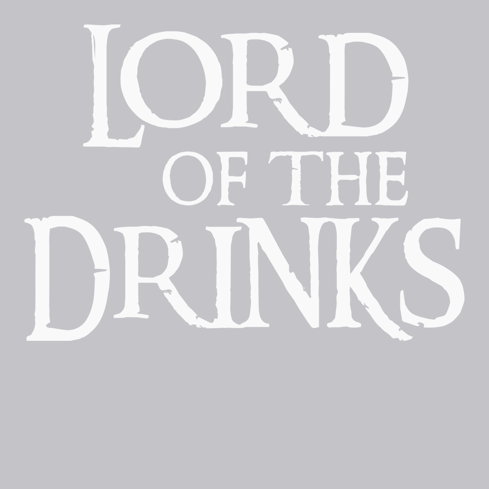 Lord Of The Drinks T-Shirt SILVER