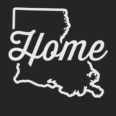 Louisiana Home T-Shirt BLACK