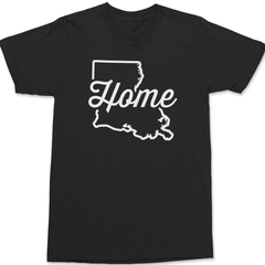 Louisiana Home T-Shirt BLACK
