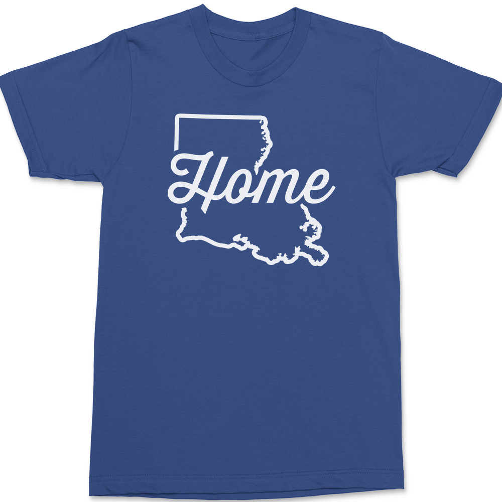Louisiana Home T-Shirt BLUE