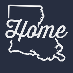 Louisiana Home T-Shirt NAVY