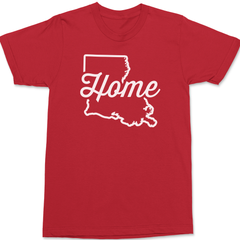Louisiana Home T-Shirt RED