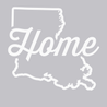 Louisiana Home T-Shirt SILVER