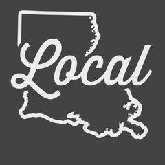 Louisiana Local T-Shirt CHARCOAL