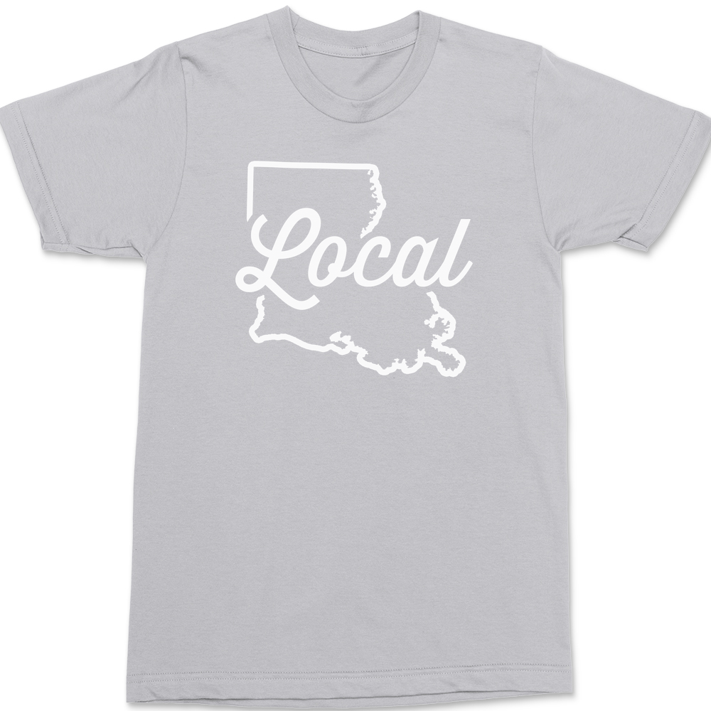 Louisiana Local T-Shirt SILVER