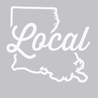 Louisiana Local T-Shirt SILVER