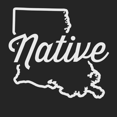 Louisiana Native T-Shirt BLACK
