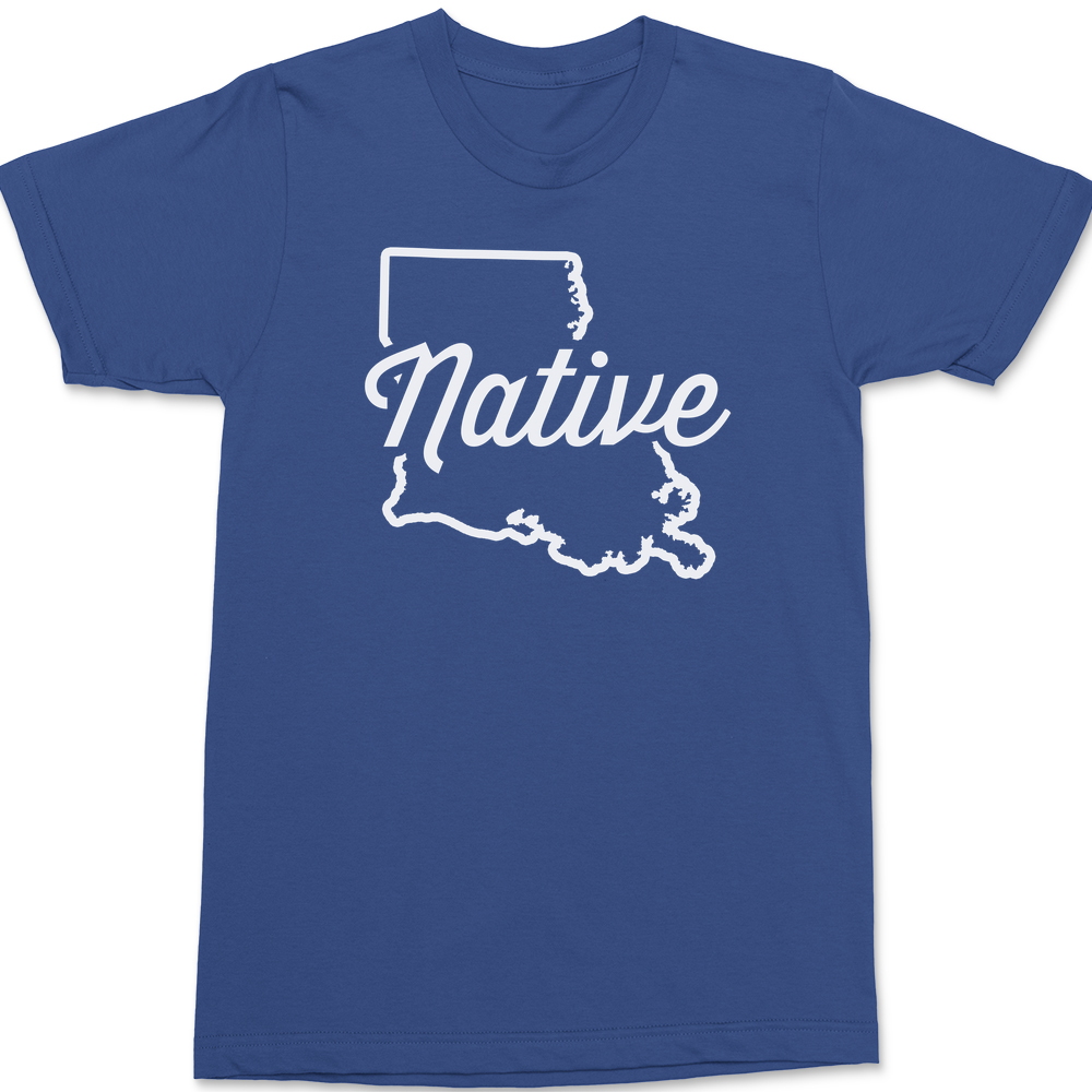 Louisiana Native T-Shirt BLUE