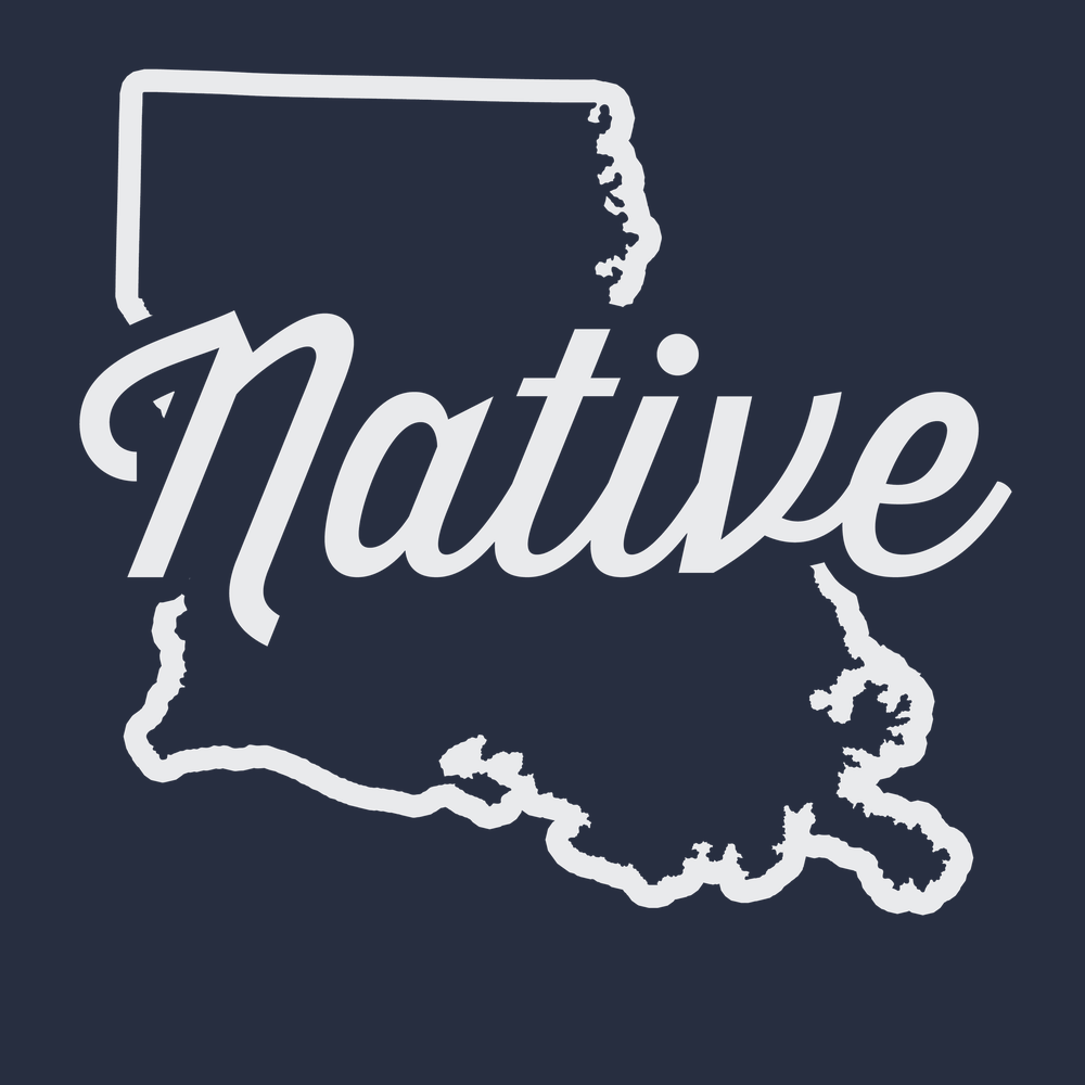 Louisiana Native T-Shirt NAVY