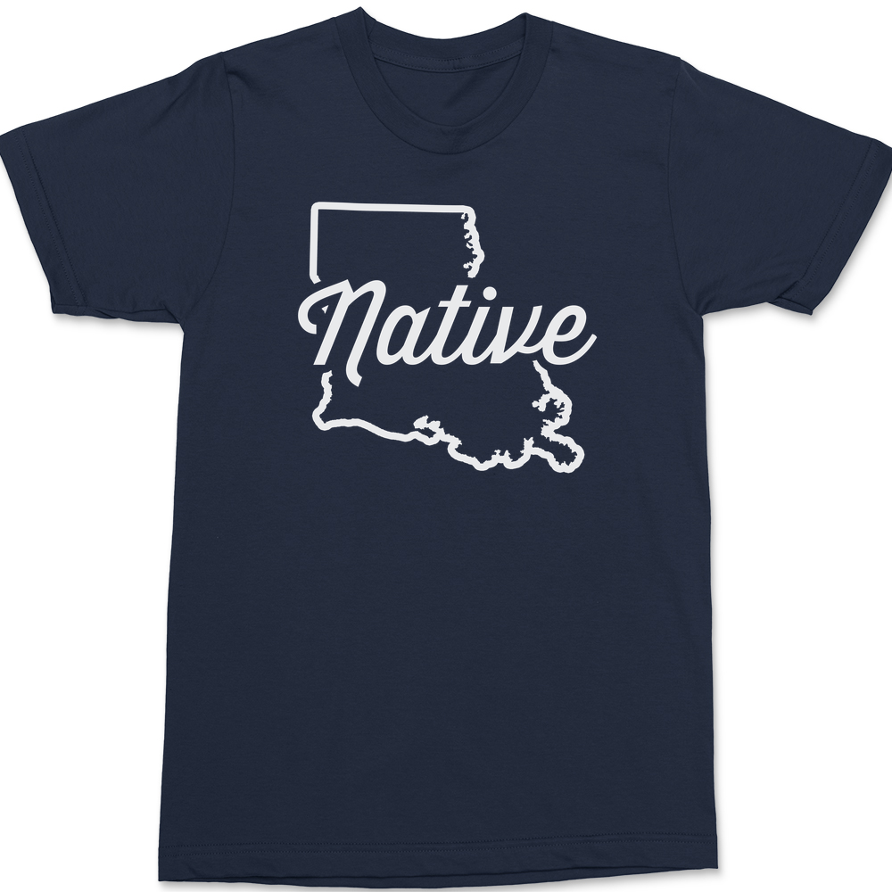 Louisiana Native T-Shirt NAVY