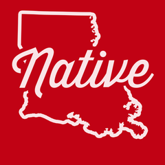 Louisiana Native T-Shirt RED