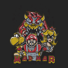 Mad Mar Rainbow Road T-Shirt BLACK