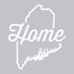 Maine Home T-Shirt SILVER