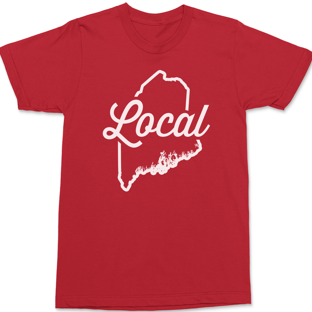 Maine Local T-Shirt RED