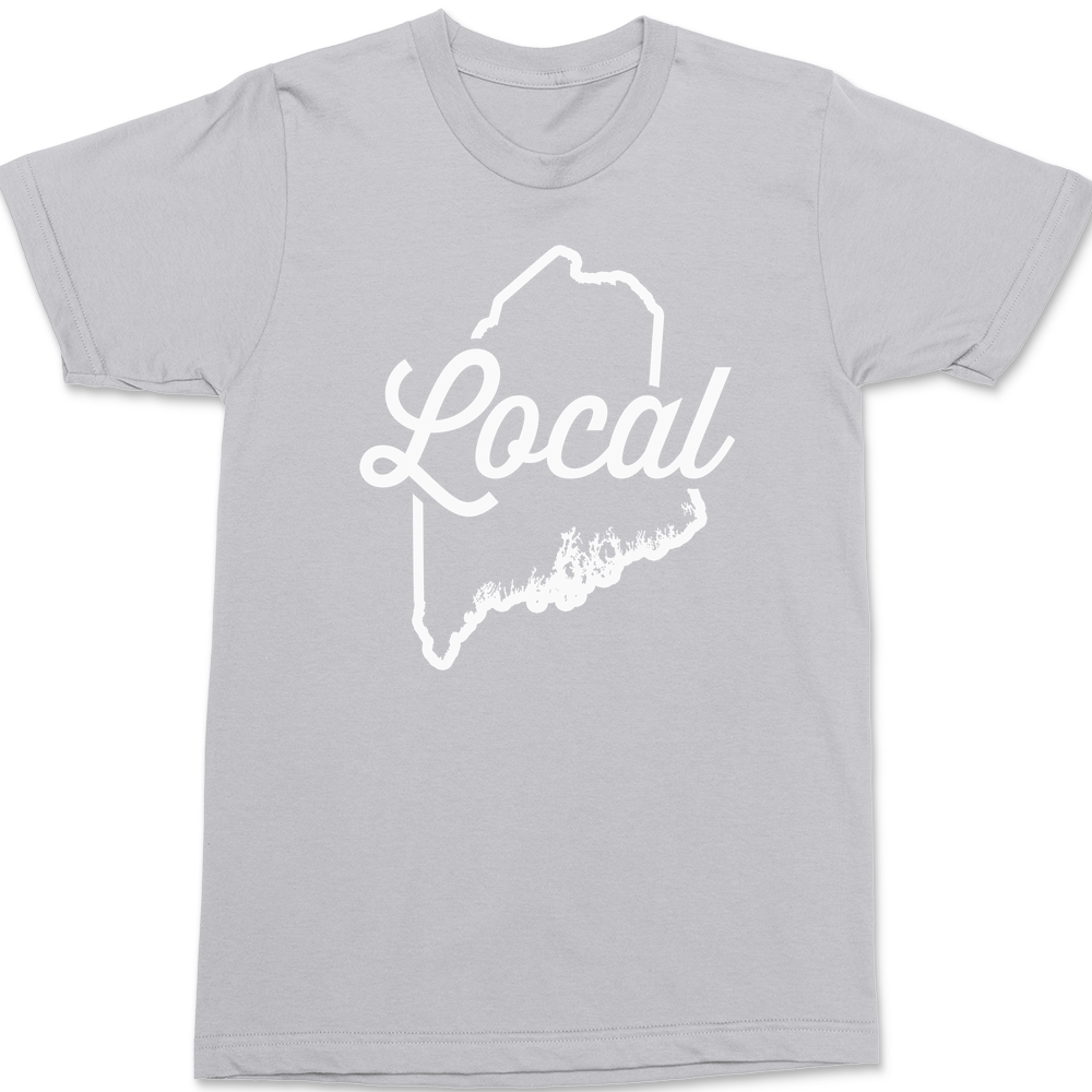 Maine Local T-Shirt SILVER