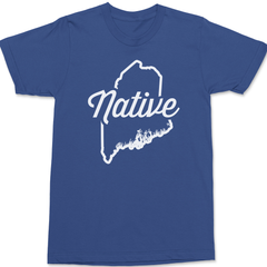 Maine Native T-Shirt BLUE