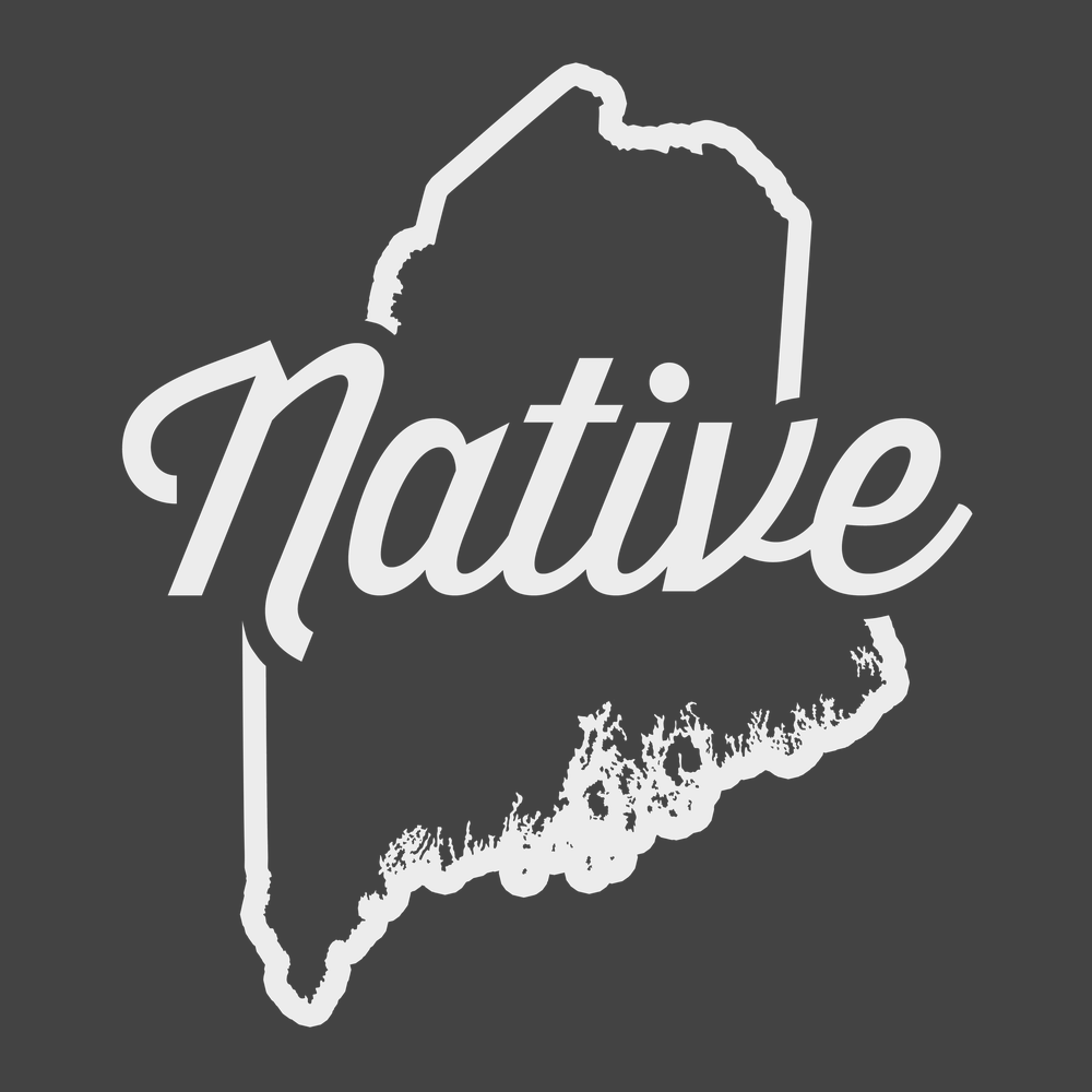 Maine Native T-Shirt CHARCOAL