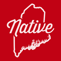 Maine Native T-Shirt RED
