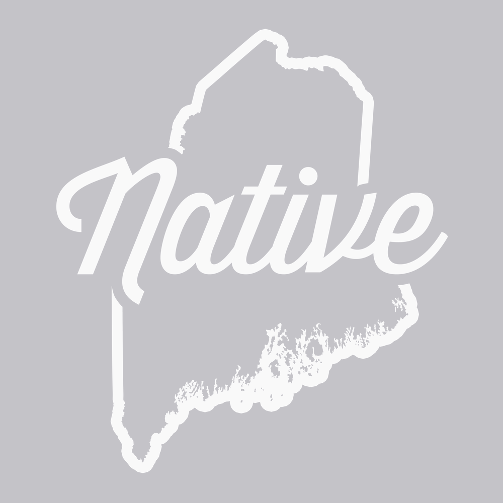 Maine Native T-Shirt SILVER