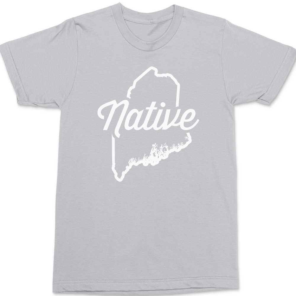 Maine Native T-Shirt SILVER