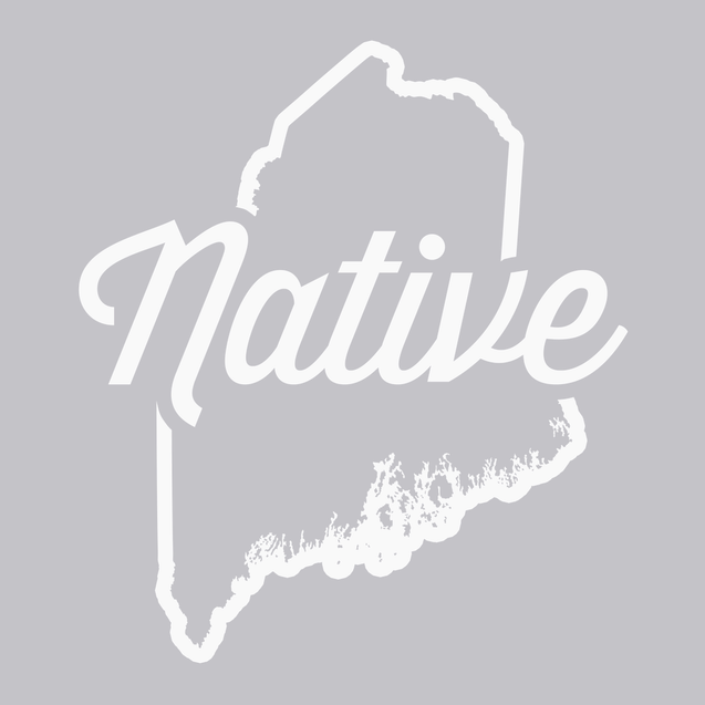 Maine Native T-Shirt SILVER