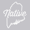 Maine Native T-Shirt SILVER