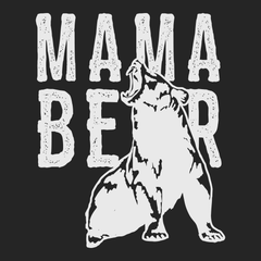 Mama Bear T-Shirt BLACK