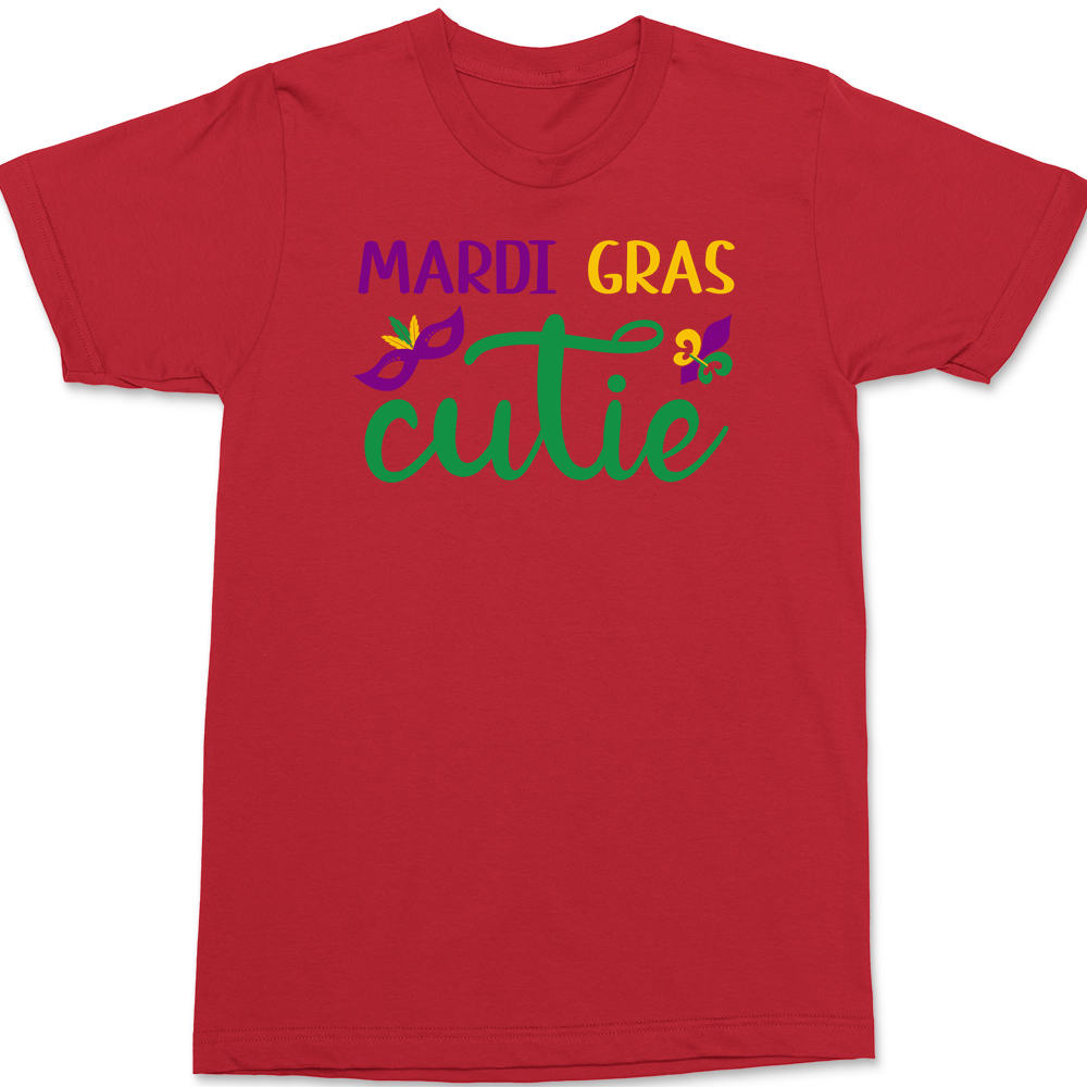 Mardi Gras Cutie T-Shirt RED