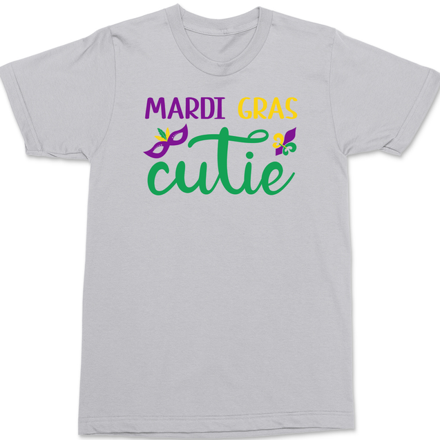 Mardi Gras Cutie T-Shirt SILVER