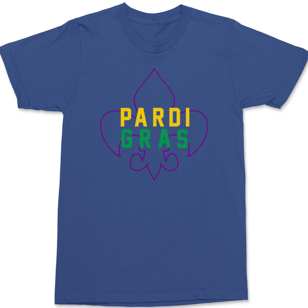 Mardi Gras Pardi Gras T-Shirt BLUE