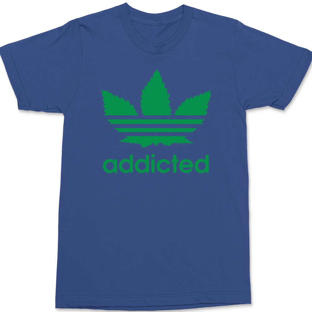Marijuana Addicted T-Shirt BLUE