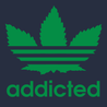 Marijuana Addicted T-Shirt NAVY