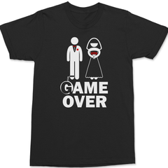 Marriage Game Over T-Shirt BLACK